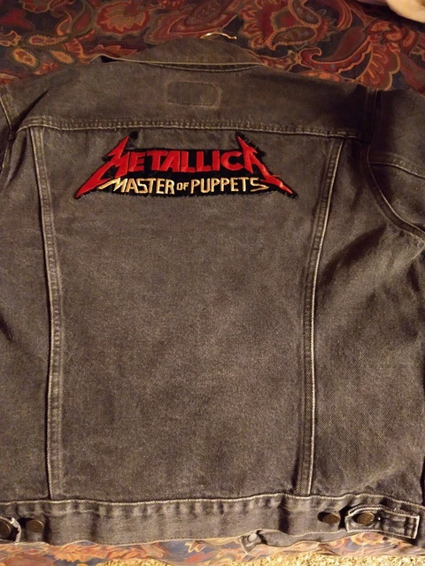 Vintage Metallica Master Of Puppets Jean Jacket