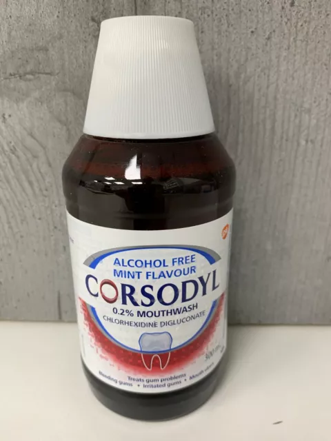 Corsodyl Alcohol Free Mint Flavour 300ml