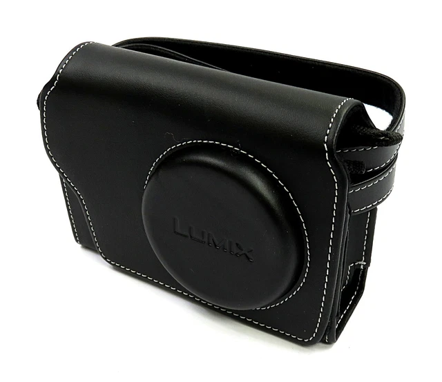 Panasonic Full Leather Case Dmw-Phs73Ks F/ Lumix Tz60 Digital Camera Case - New