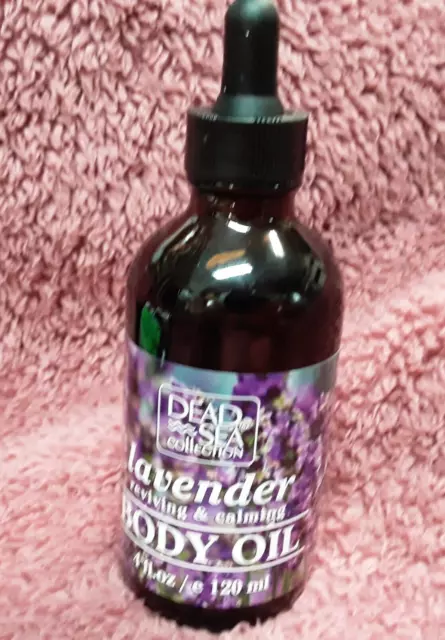 1 Dead Sea Collection Lavender Body Oil Reviving and Calming  4 fl.oz