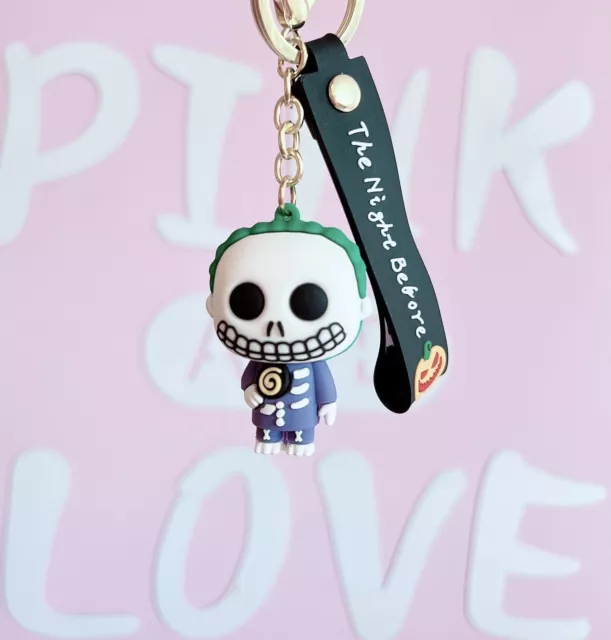 Barrel The Nightmare Before Christmas Keychain Keyring Bag Charm