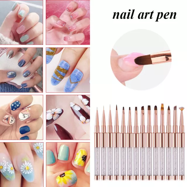 Art Ongles Dessin Sculpture Sur Stylo Extension Développeur Pinceau Peinture D ,