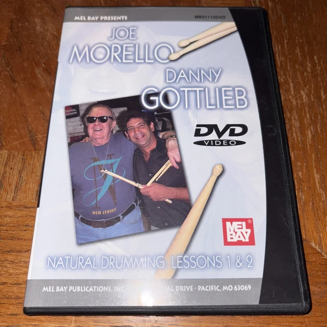 NATURAL DRUMMING: LESSONS 1 and 2 (DVD) - Joe Morello Danny