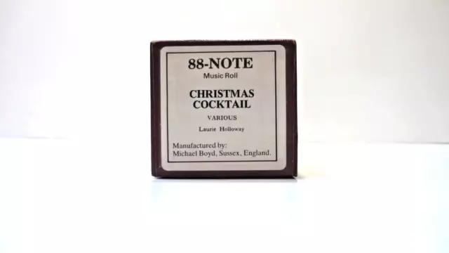 88 Note Michael Boyd Klavierrolle ""Weihnachtscocktail"" arrangiert von Laurie Holloway
