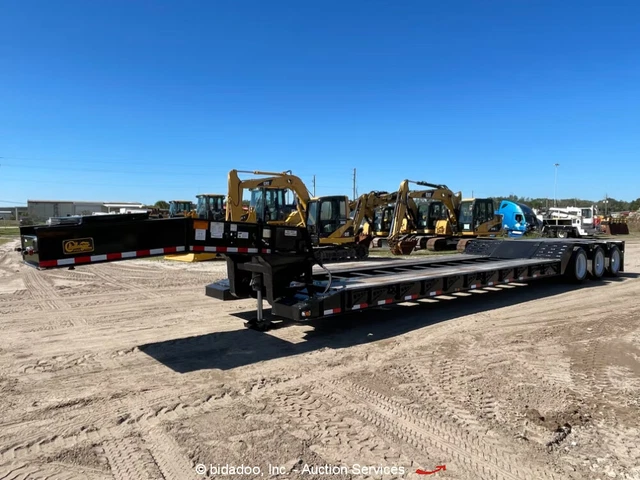 2022 Witzco RG-52 Ground Bearing 52-Ton Lowboy Detach Trailer Honda bidadoo -New