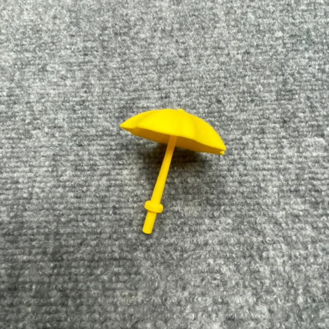 Lego Duplo Yellow Umbrella With Stop Ring Speciality Block Replacement RARE