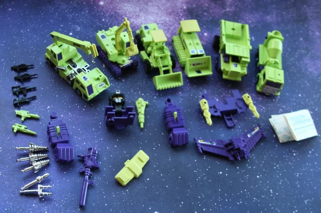 TRANSFORMERS G1 DEVASTATOR Constructicons Vintage 1985 COMPLETE!!! $169 ...