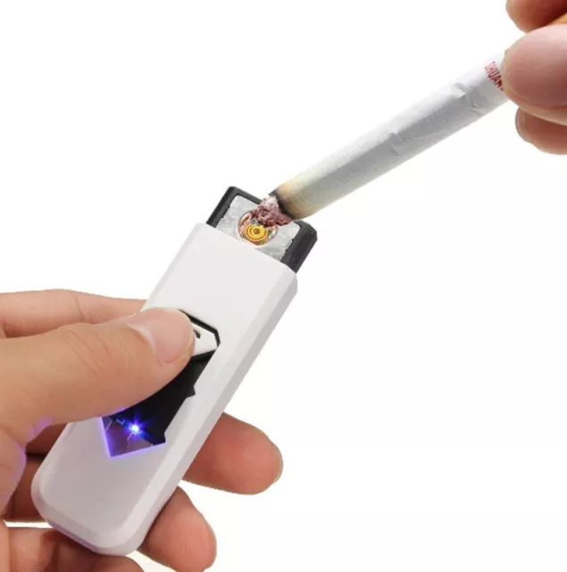 Briquet Electrique Usb Rechargeable Sans Gaz Tempete Funny Lighter Fumeur