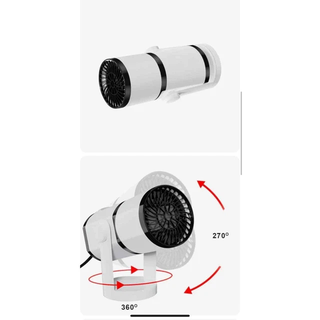 Car Heater Portable Fan, Fast Heating Quickly Defrost Defogger, Heater