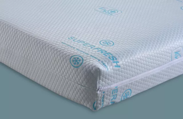 Anti Bugs Mattress protector zip Bed Cover Topper Full Encased Double King Size 2