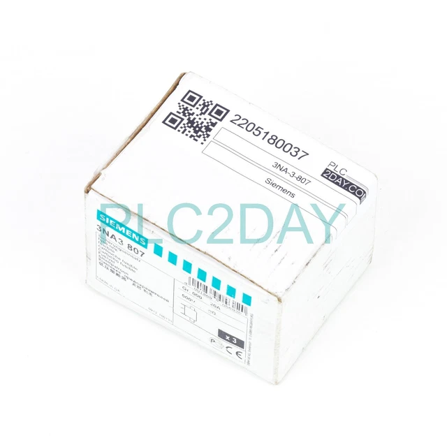 SIEMENS 3NA3807, LV HRC fuse element, NH000, In: 20 A, gG, Un AC: 500 V | ID1807