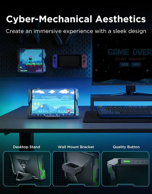 GOVEE 32X32 RGB LED Pixel Gaming Panel 150+ Scene Modes AI Lighting ...