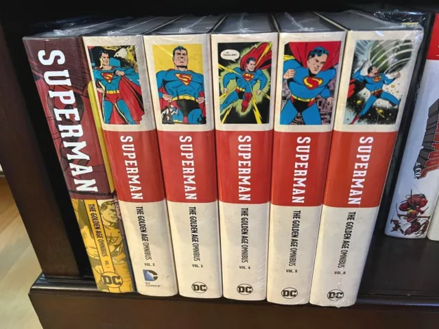Superman The Golden Age Omnibus Volume 1-6 DC Comics SEALED 1, 2, 3, 4 5, 6 Set