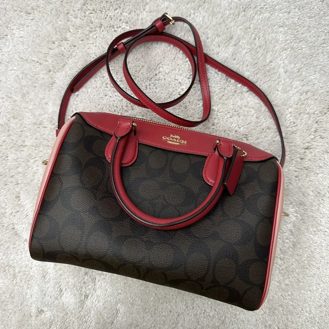 Coach mini hotsell bennett red