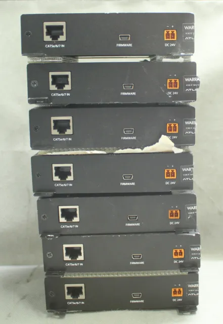 Lot of 7 Atlona HDBaseT to HDMI Scaler Receiver AT-HDVS-RX- Units