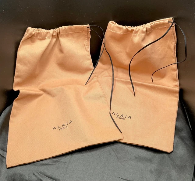 Alaia Paris dust bag pair 8.5" x 13.5" New