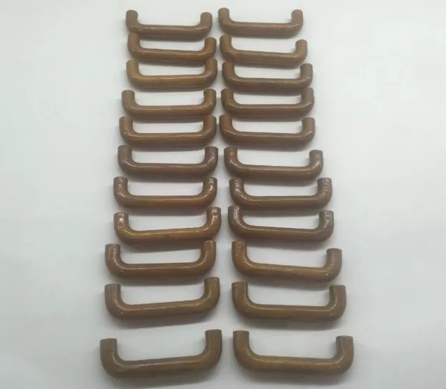 22 Vintage Mid Century Modern Wood Drawer Handles Pulls Replacements Hardware