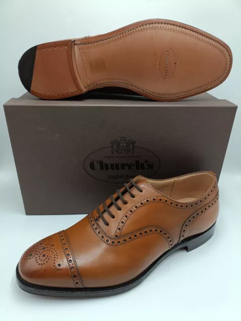 Church's Lavant-scarpe da uomo-taglia 11 UK/45 EU/12 US-colore Walnut