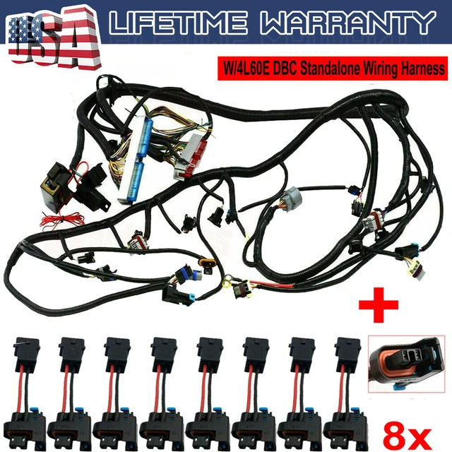 LS SWAPS STANDALONE Wiring Harness W/4L60E Ls1 Engine 9706 4.8L 5.3L 6