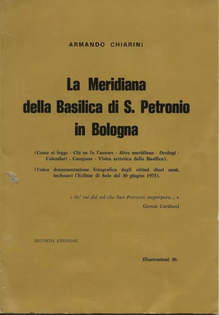 P747-La Meridiana Della Basilica Di S.petronio In Bologna Anno 1975-