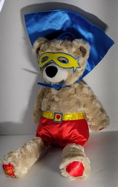 SCENTSY Buddy Sebastian Superbuddy Cape Mask Bear Plush Hero Costume Soft