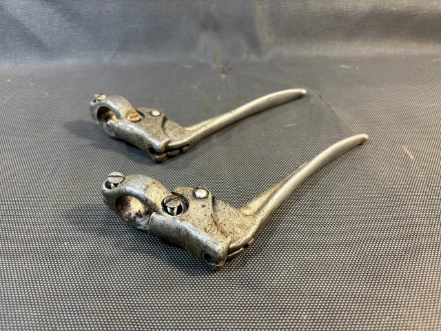 ancienne paire de leviers pour poignées freins / vintage