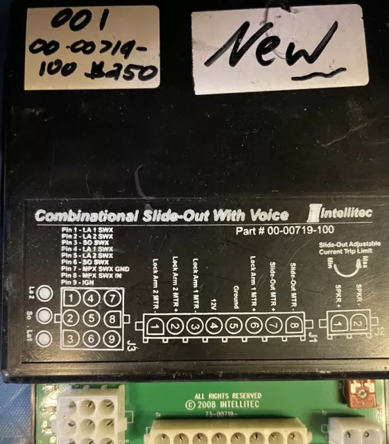 Intellitec Combinational Slide Out Controller with Voice ~~ 00-00719-100