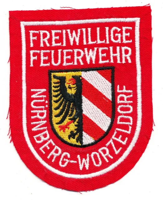 Aufnäher Patch Freiwillige Feuerwehr Bayern NÜRNBERG-WORZELDORF