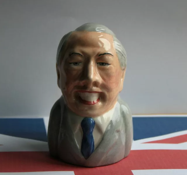 BAIRSTOW MANOR COLLECTABLES - EDWARD HEATH - CHARACTER JUG 10cm LTD EDITION