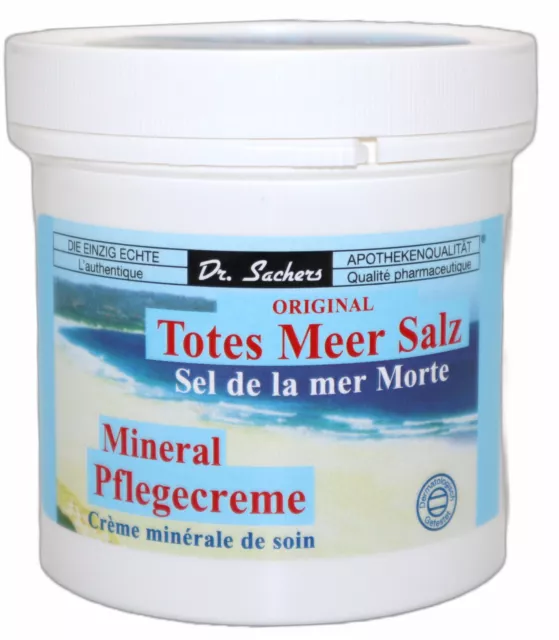 DR. SACHERS Totes Meer Salz Mineral Pflegecreme, 1 x 250 ml, Apothekenqualität