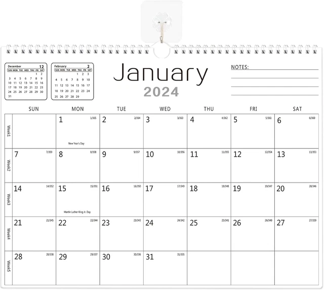 WALL CALENDAR CALENDAR 20242025 from Jan. 2024 to Jun. 2025 18 Months