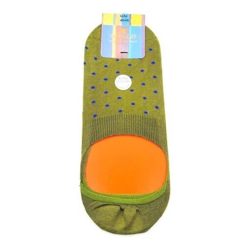 Semelle' Gallo 'Homme Soquette Coton Lumière Pois Programme Sur Fond Olive