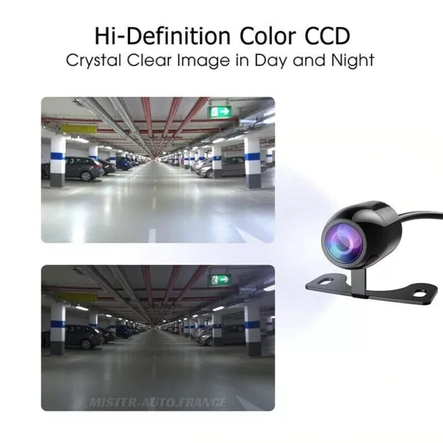 Caméra de Recul ★Vision Nocturne HD ✅Camera Grand Angle 170° Etanche Universel + 3