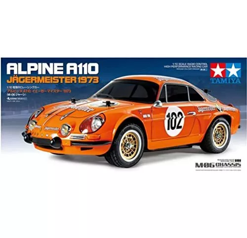 TAMIYA 1/10 RC Alpin A110 Jagermeister 1973 M-06 Châssis Assemblage Kit 58708