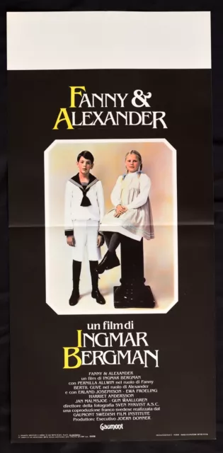 locandina FANNY E ALEXANDER Ingmar Bergman allwin josephson B183