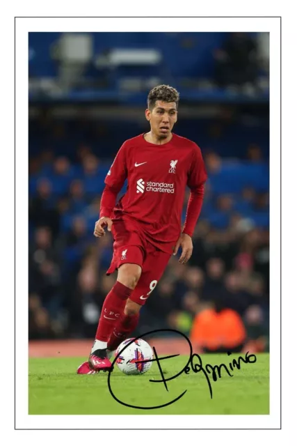 Bobby firmino signed best sale shirt