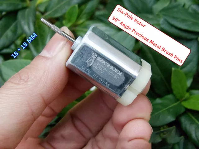 Rotore a sei poli specchio pieghevole auto ad alta coppia DC12V quadrato di precisione