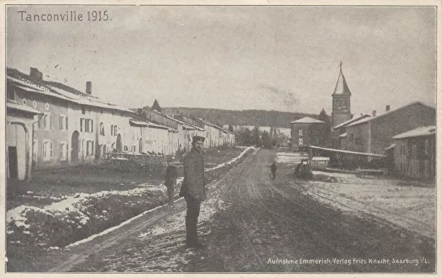 54-CPA German / Tanconville (Meurthe-et-Moselle) 1915 / superb