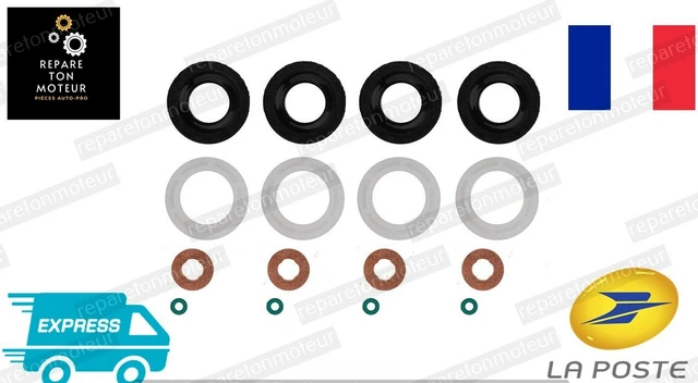 Joint D'injecteur Pour 1.6 HDI Peugeot Citroën 90/110 Cv - à L'unité Ou En Kit