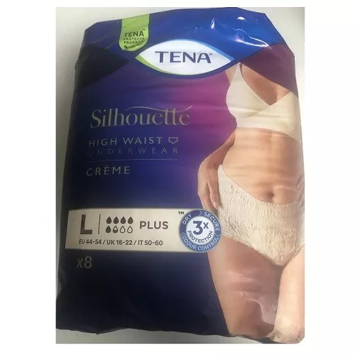 Tena Silhouette Lady Pants Plus Size L Pack Of 8