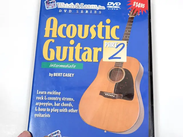Acoustic Rock Guitar Intermediate DVD By Bert Casey Watch and Learn Series