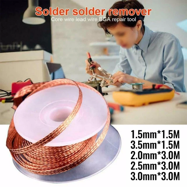 Utensile di dissaldatura superiore 2 0 mm*3 0M perfetto per strumenti di precisione