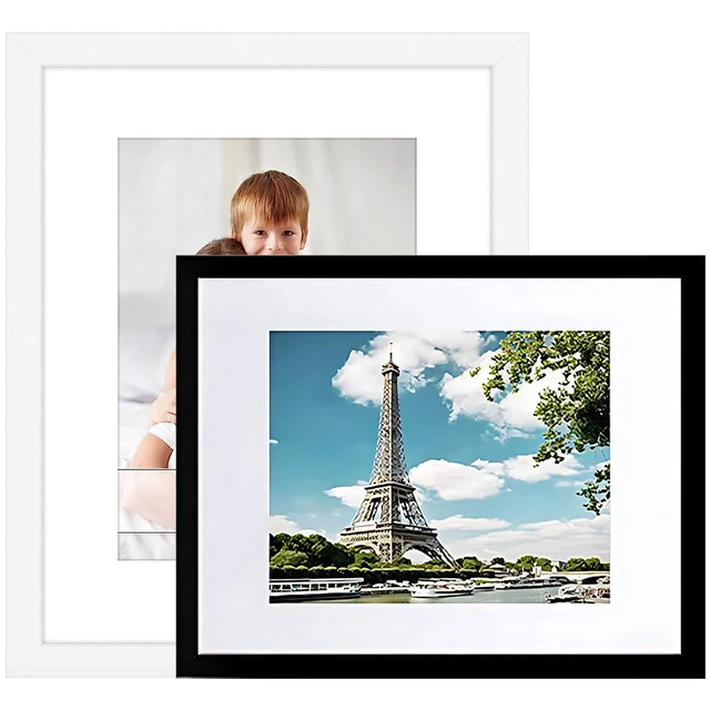 PICTURE FRAME LOT Solid Wood Poster Display Gallery Photo Frames Wall