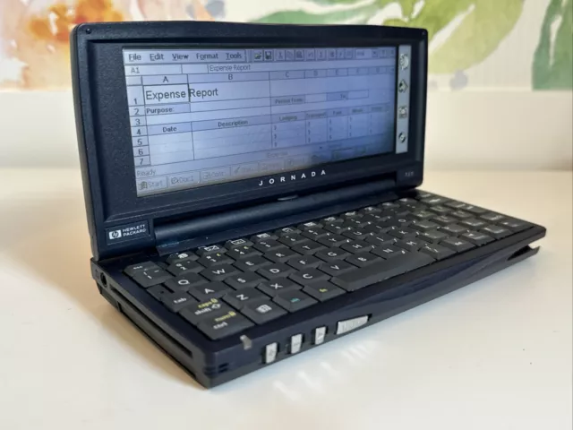 HP 720 PDA - Windows CE Handheld PC 2000, Dock, Manual, Extended Battery