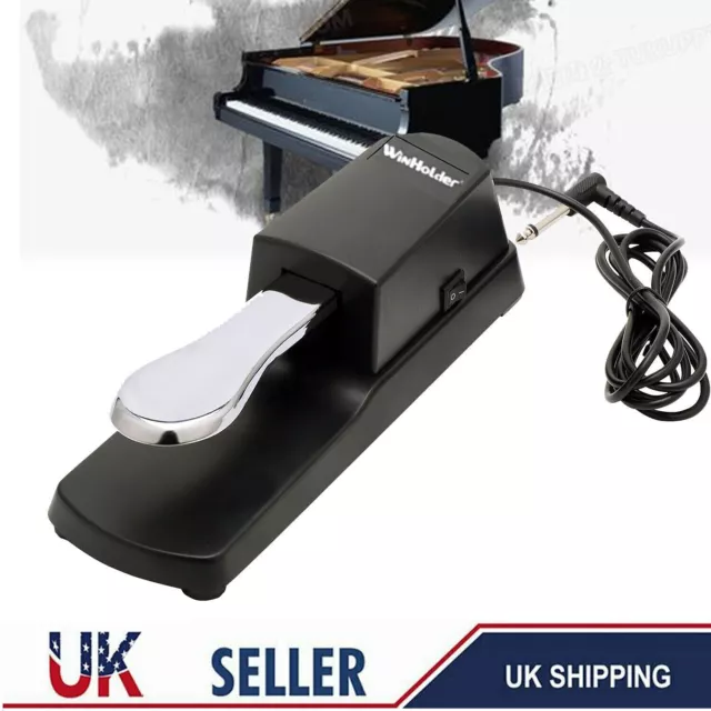 Universal Sustain Pedal for Electronic Keyboards and Piano for Yamaha Casio UK