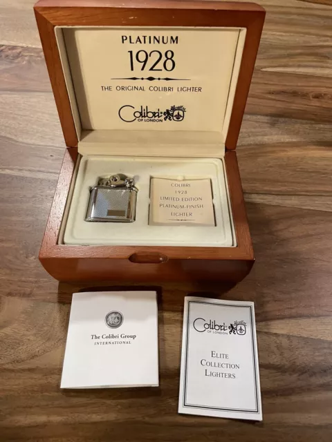 Accendino COLIBRI 1928 EDITION PLATINUM
