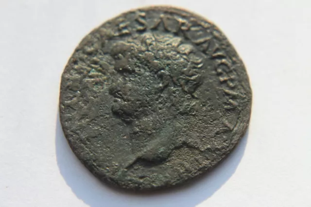 ANCIENT ROMAN NERO AS COIN 1st CENT AD 12 CAESARS