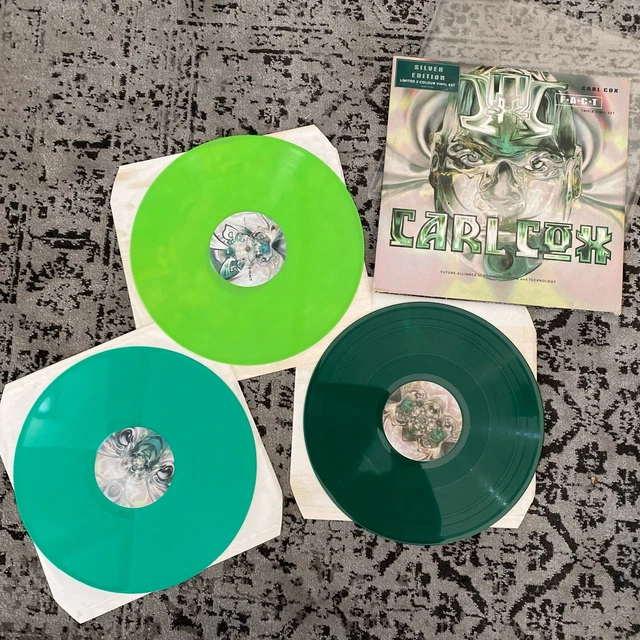 CARL COX F.A.C.T. Fact Silver Rare VG++ Ltd Colour LP VINYL 33RPM UK