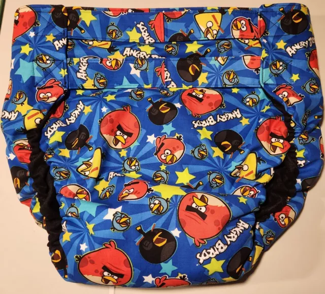 Dependeco All In One cloth adult diaper S/M/L/XL (angry birds)