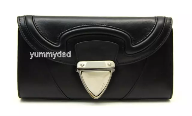 Mimco Large Satelite Leather Wallet In Black Bnwt Rrp$229